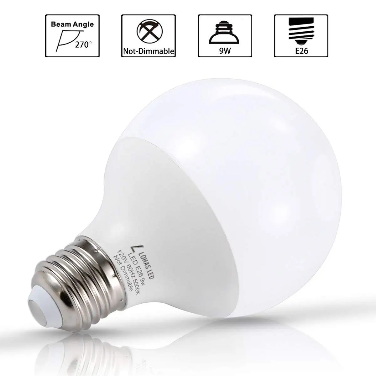 Ampoule LED E27 9W Bulb (Dimmable)