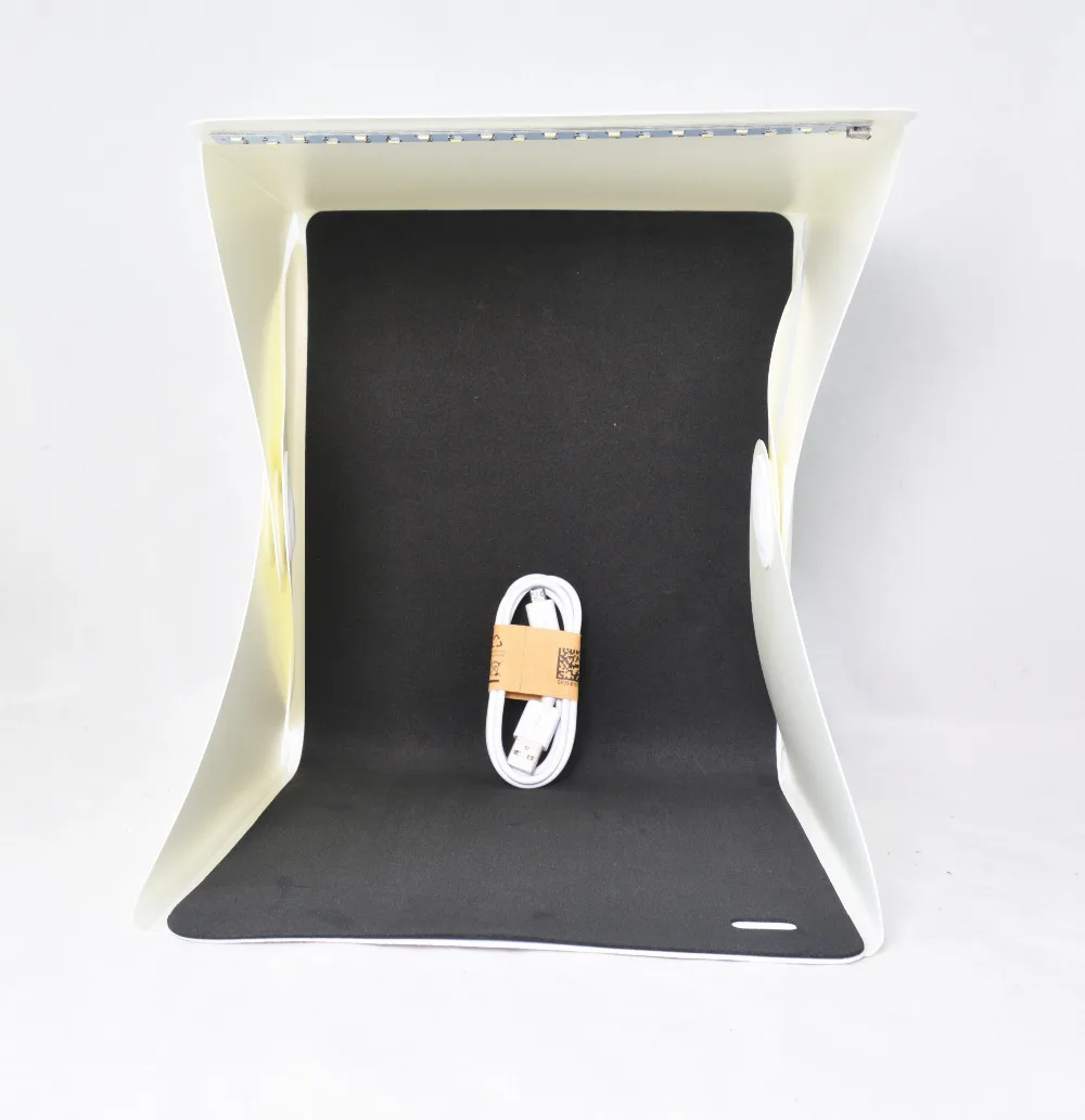 Portable Folding lightbox Photography Studio Softbox LED Light box for