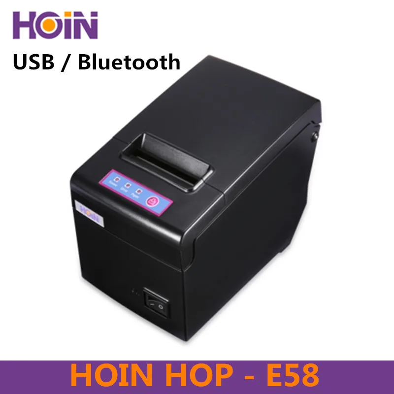 

HOIN HOP-E58 58MM USB+Bluetooth Portable Thermal Receipt Printer For Supermarket Restaurant
