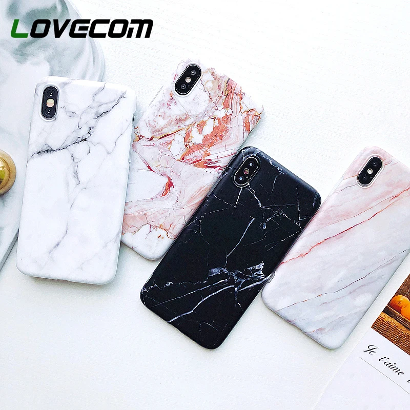 Роскошный чехол LOVECOM с трещинами и мрамором для телефона iPhone 11 Pro Max XS XR 6 6S 7 8 Plus X