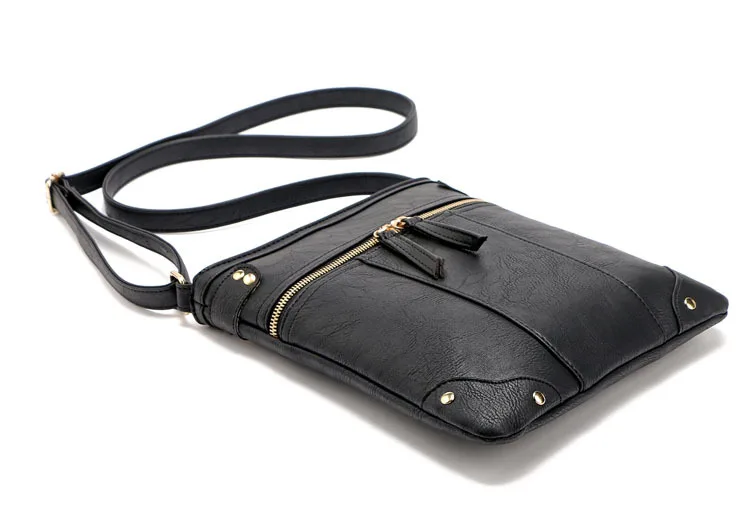 MJ Women Messenger Bags Casual PU Leather Crossbody Bag Brand Design Lady's Over-the-Shoulder Bucket Bag Solid Bolsa Feminina (28)
