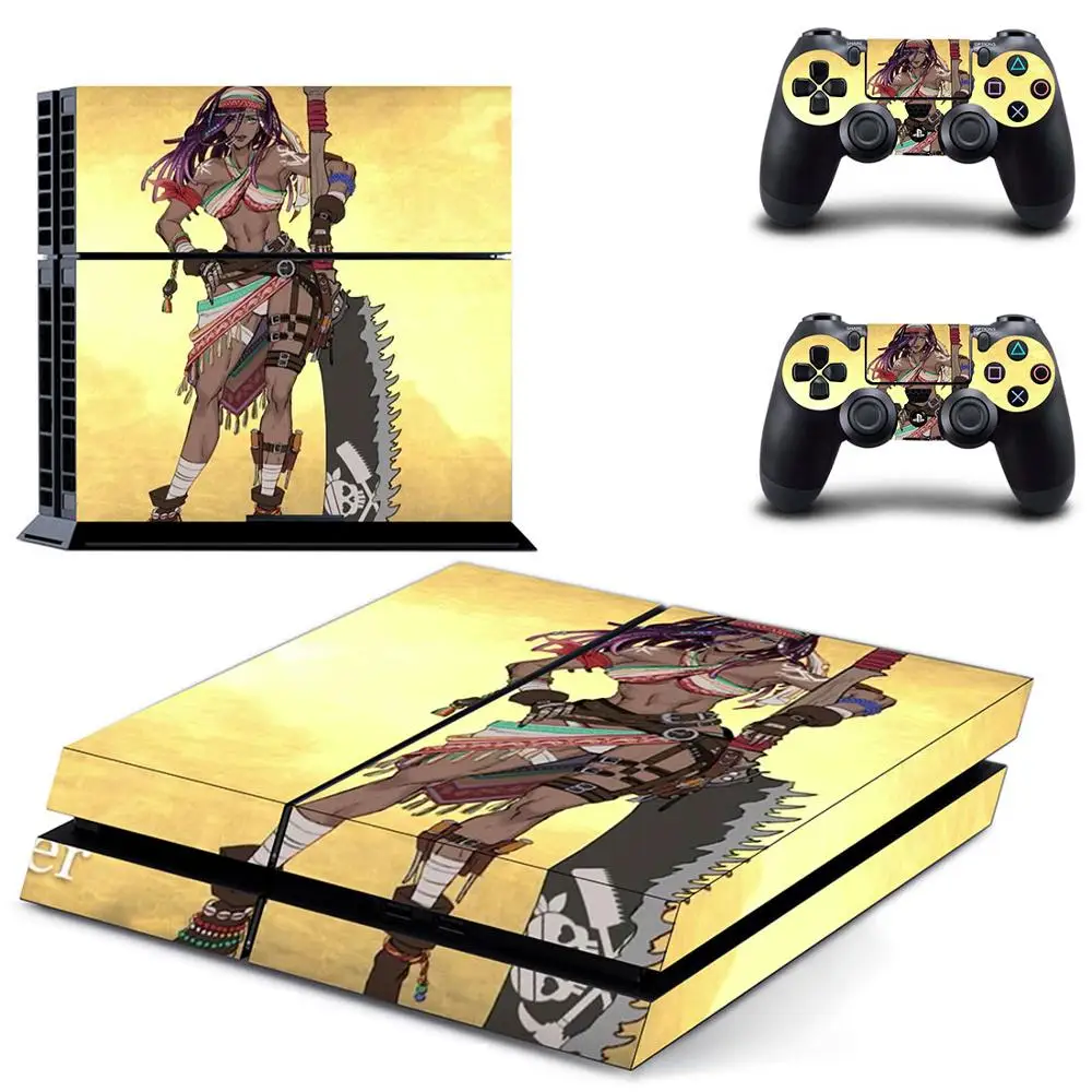 Игра самурайский SHODOWN духи кожи наклейка для playstation 4 консоли и 2 контроллера шкуры PS4 стикер s виниловый аксессуар