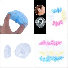 100 шт одноразовые защитные колпачки для ушей для салона, прозрачные чехлы для ушей, защитные цветные аксессуары для волос
