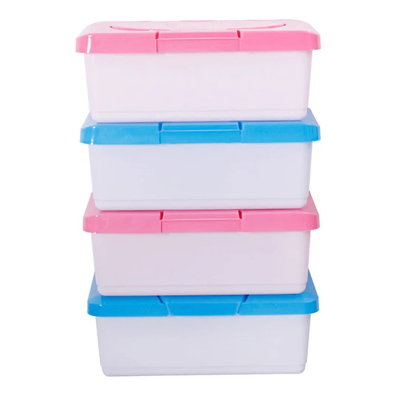 

1 pcs Wet Tissue Box Plastic Case Real Tissue Case Baby Wipes Press Pop-up Design Home Tissue Holder Accessories