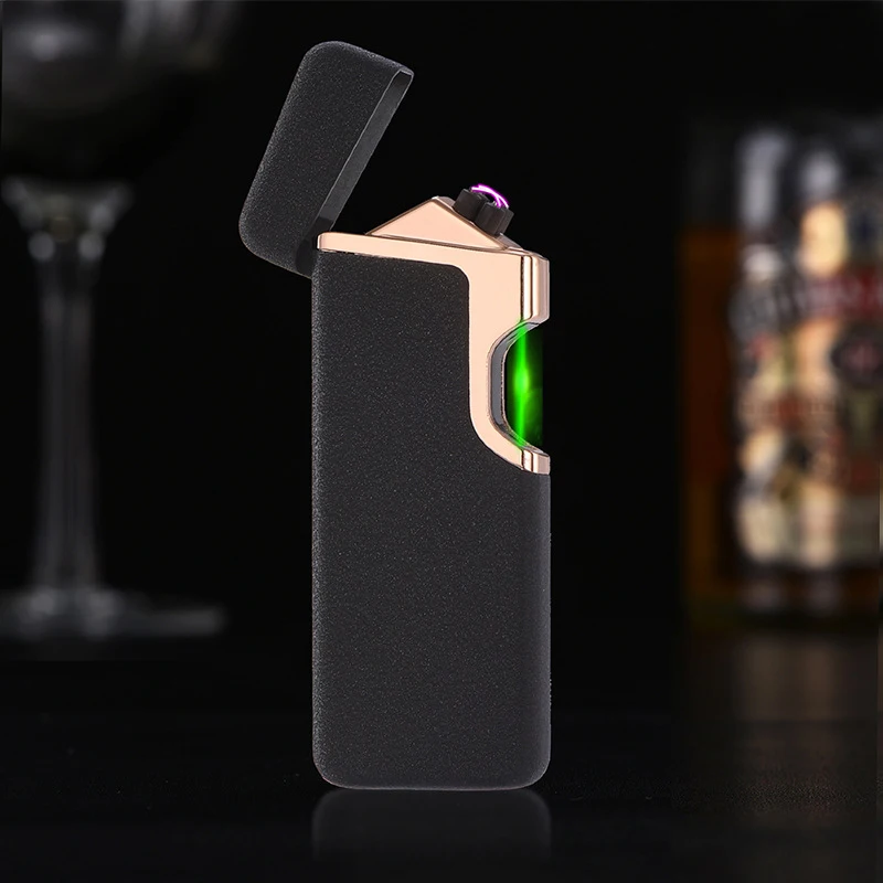 

Photoelectric Induction Windproof Plasma Lighter Double Arc Cigar Palse USB Lighter Rechargeable Electronic Lighter