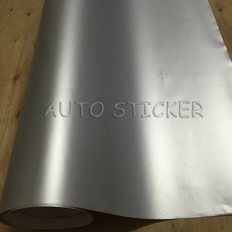 silver matte metallic car wraps 1