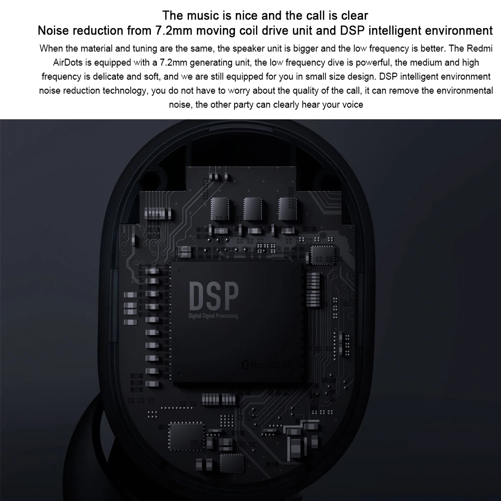 Baratos Xiaomi Original Global Redmi Airdots TWS auriculares inalámbricos Bluetooth Estéreo bajos Bluetooth 5,0 con micrófono manos libres AI Control