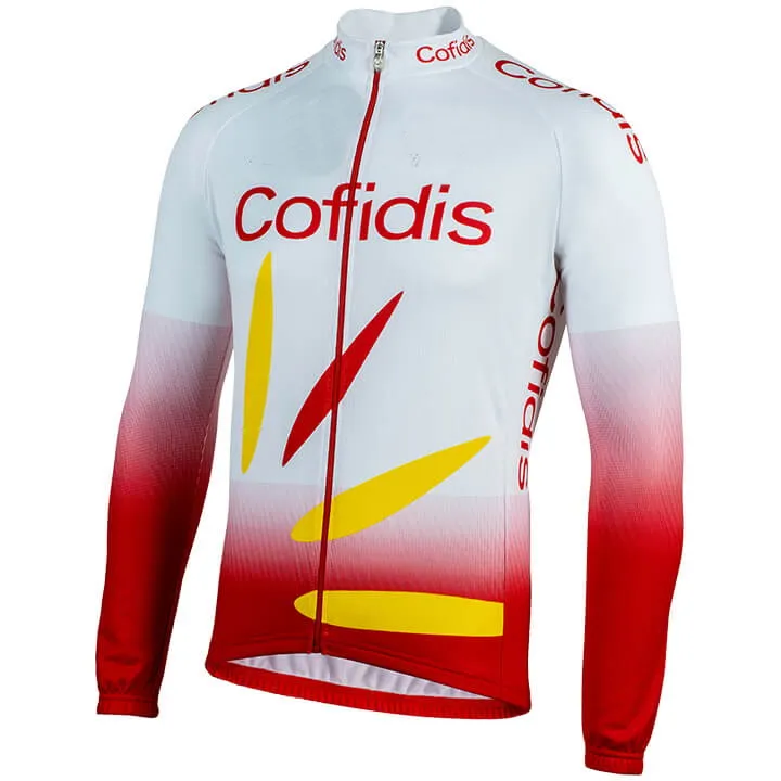 

WINTER FLEECE THERMAL 2019 COFIDIS PRO TEAM ONLY LONG SLEEVE ROPA CICLISMO CYCLING JERSEY CYCLING WEAR SIZE XS-4XL