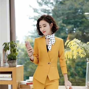 

Ladies New Styles 2018 Spring Fall Fashion Blazers and Jackets Coat For Business Women Female Tops Clothes Outwear Uniforms
