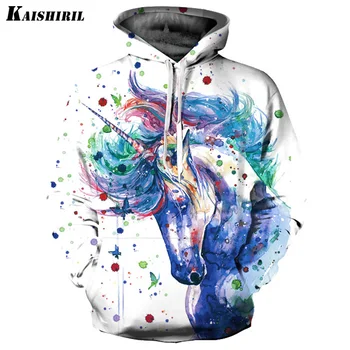 

Anime Unicorn Hoodies Men Stranger Things Long-Sleeved Pullovers Hoodies Women Hoodies Sweatshirts Male Harajuku Sweatshirts