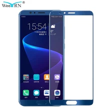 Закаленное Полное покрытие стекло на хонор вью 10 стекло на хонор 10 Защита экрана защитное стекло на huawei honor 10 хуавей хонор 10 стекло на хуавей хонор view 10 хонор v9