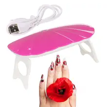 USB Plug 6 Вт ногтей светодиодные лампы сушки отверждения станок УФ Сушилки для ногтей свет лампы польский гель для ногтей машина с таймер 5u0124