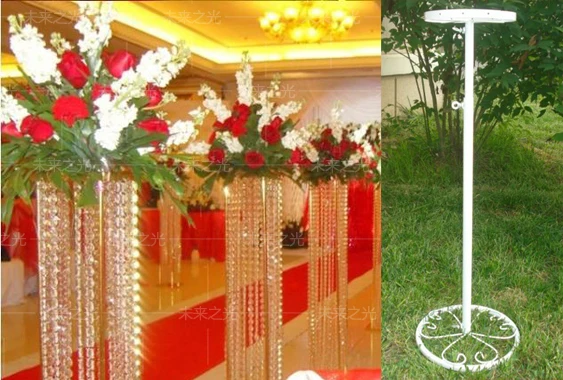 

10 pcs/lot 0.9-1.5M wedding flower holder road lead frame wedding gift arranging the T stage prop Wedding decoration