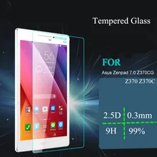 Закаленное Стекло Zenpad 7 Стекло Экрана Гвардии Для Asus Zenpad 7.0 дюйма Z370 Z370C Z370CG Стекло-Экран Протектор