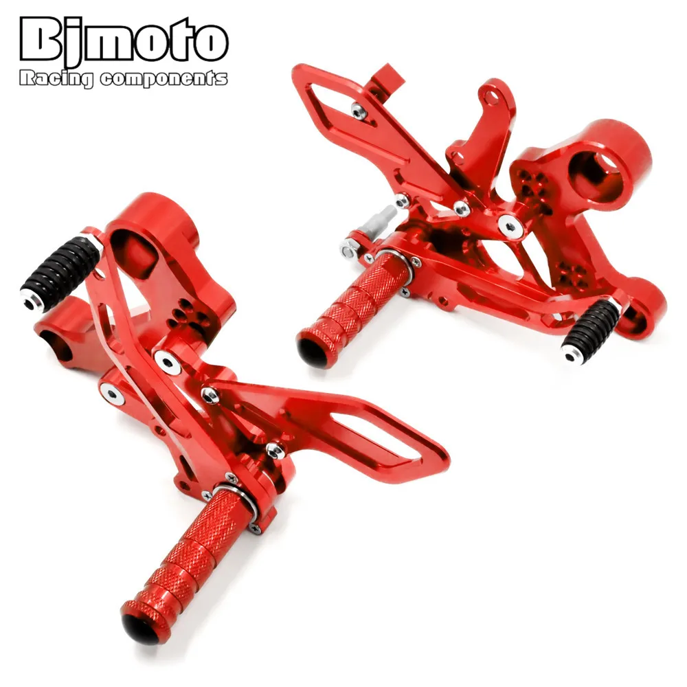 

BJMOTO 2016 Motorcycle MT-09 FZ-09 Racing CNC Adjustable Footrest Rear Sets Foot pegs For Yamaha MT09 FZ09 2013-2016
