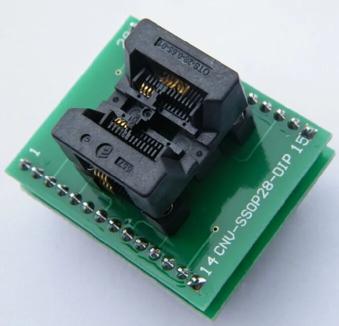

Free Shipping, multifunction TSSOP28 to DIP28 adapter, IC adapter, TSSOP20 TSSOP24, excellent quality