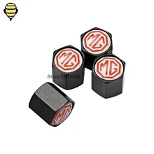 Car Accessories Auto Wheel Tire Valve Stem Caps Cover Sticker for Morris Garages MG3 MG5 MG6 MG7 MG 3 5 6 TF ZR ZS 3SW Morris 3