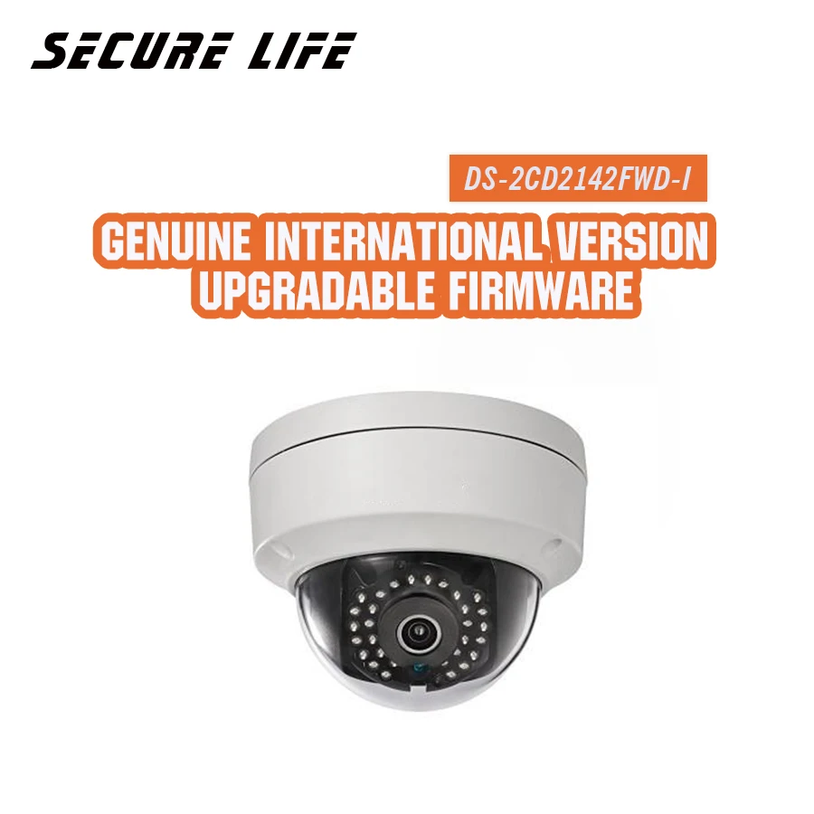 Английская версия DS-2CD2142FWD-I 4 МП мини купольная сетевая cctv камера P2P 1080p IP POE 120 дБ WDR |