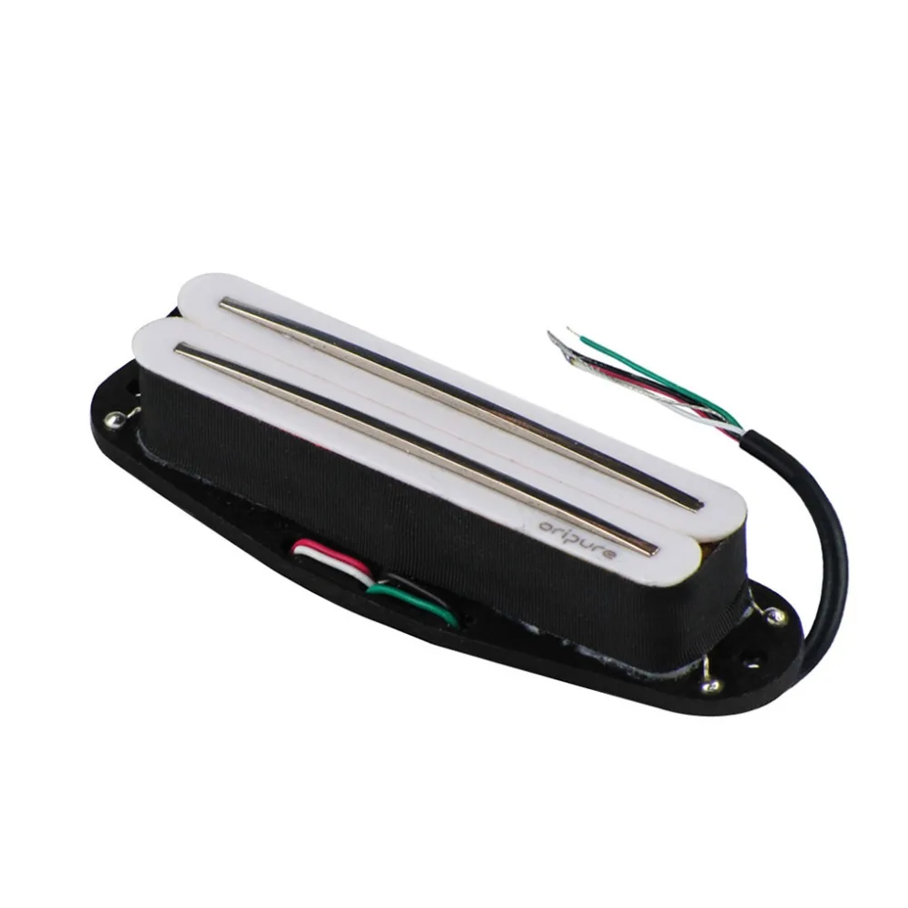 OriPure Alnico 5 хамбакер звукосниматель двойной рельс электрогитара звукосниматель однокатушечный 16 к гитарные части белый/черный цвет выбрать