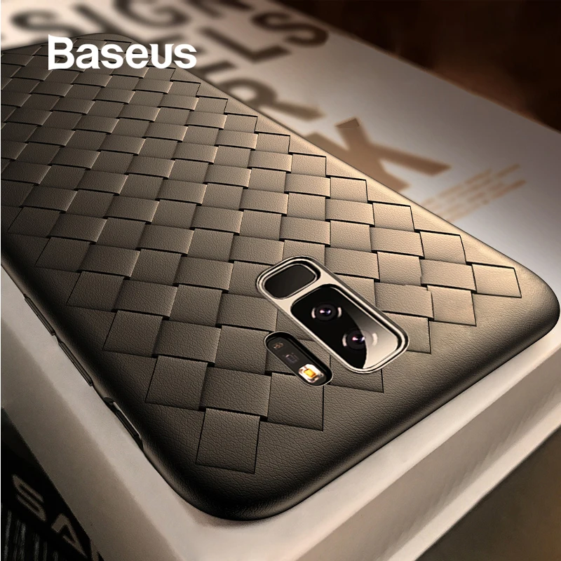 

Baseus Pattern Case For Samsung S9 Luxury Grid Matte Hollow Silicone Case For Samsung Galaxy S9 Plus S9+ Coque