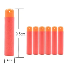 30Pcs 9.5x2cm Nerf N-Strike Elite Mega Series Dart Refill Clip Darts Electric Toy Gun Soft Nerf Bullet Toy Bullet