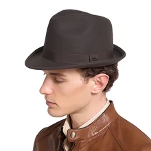 Sedancasesa, английский стиль, Рождественская фетровая шляпа в стиле джаз, шляпа для мужчин и женщин, шерсть, женская и Мужская Трилби шапка, шапки с лентой FM026082