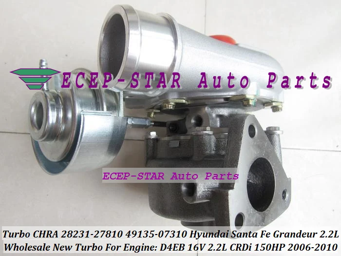 -Turbocharger Turbo TF035 28231-27810 49135-07310 49135-07311 49135-07312 For HYUNDAI Santa Fe Grandeur CRDi D4EB 2.2L (2)
