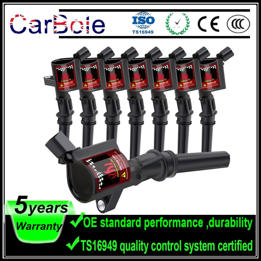 

Ignition Coil 8 Pack For Ford F150 F250 F550 4.6/5.4L DG508 V8 High Performance More Than 15%-