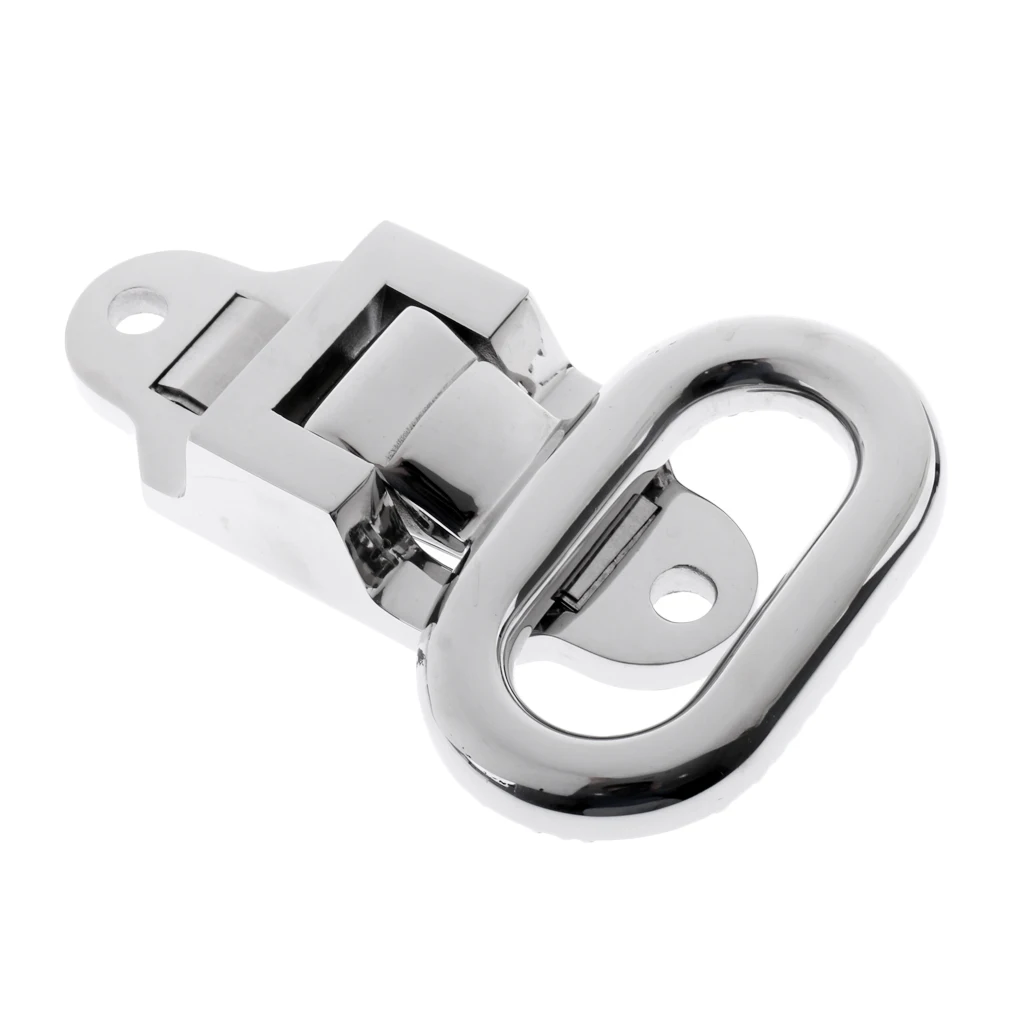 Premium Mirror Polished 316 Stainless Steel Folding Mast Step for Marine Boat Yacht Sailboat Cars 10.9 x 4.7 cm