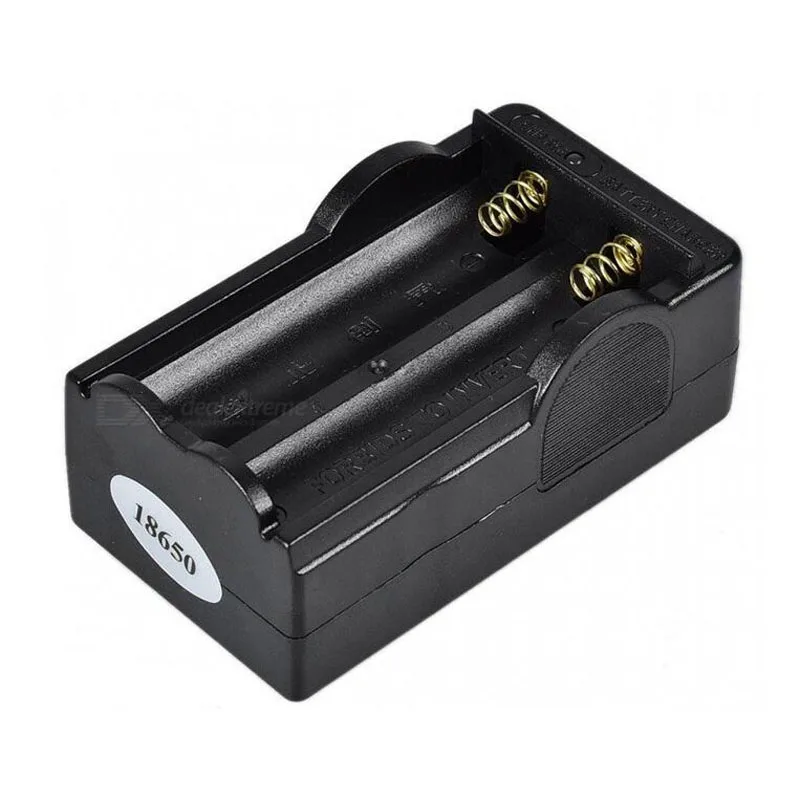 

AC 100V-240V Wall US/EU Plug Dual-Slot 18650 Battery Charger for 3.7V 18650 Rechargable Li-Ion Lithium Battery