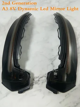 

for Audi A3 8V S3 RS3 S line 2014 2015 2016 2017 2018 Side Mirror indicator dynamic blinker scroll LED Turn Signal Light