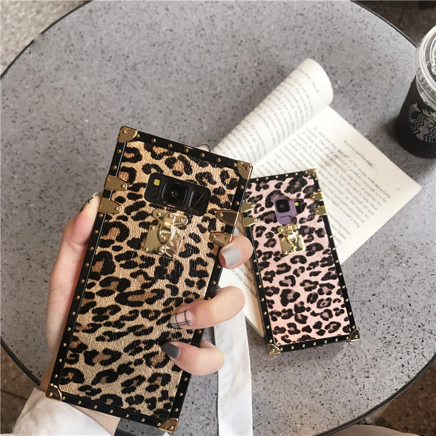 

For samsung galaxy note 9 8 s9 s8 plus case cover luxury 3d leopard pattern soft silicon phone bag capa fundas Ritozcase
