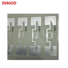 50 шт. бесплатный образец Печатный серийный номер EPC ID длинный диапазон impinj uhf rfid метки 940-960 МГц с smartrac dogbone бирки