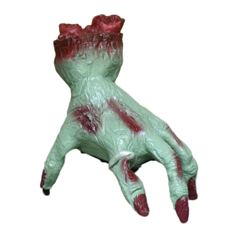 Хэллоуин ужас кровавый реквизит ручной дом с привидениями вечерние украшения страшные поддельные ходячие руки принадлежности для Хэллоуина декор для Хэллоуина - Цвет: Green
