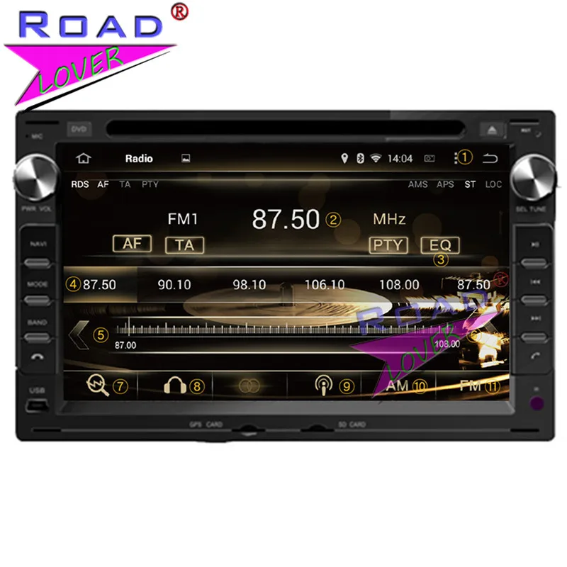 Sale Roadlover Android 8.0 Car DVD Player For VW Passat B5 MK5 Jetta Bora Polo MK3 MK4 Sharan Golf Transporter Stereo GPS Navigation 3