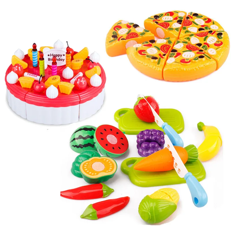 6 шт./компл. популярные детские игрушки для игрового домика пластиковые фрукты