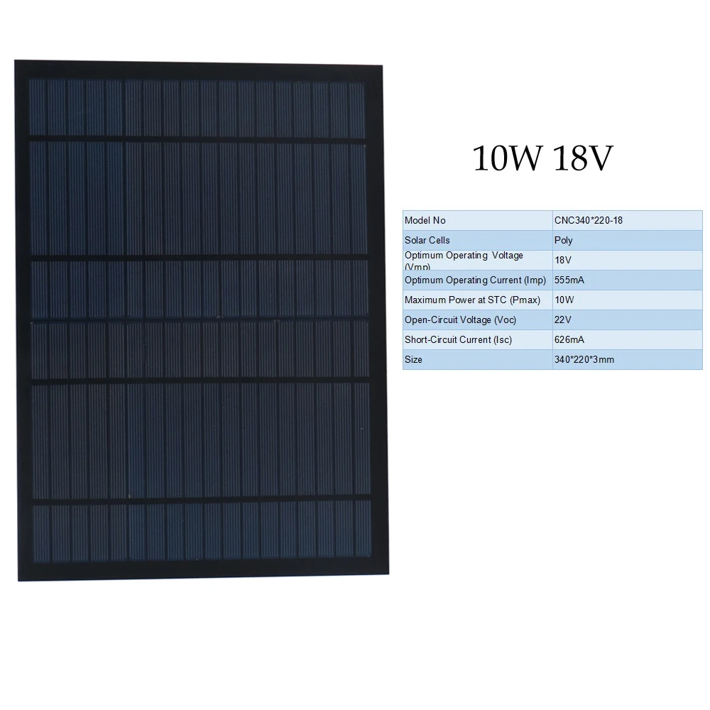 18V 10W
