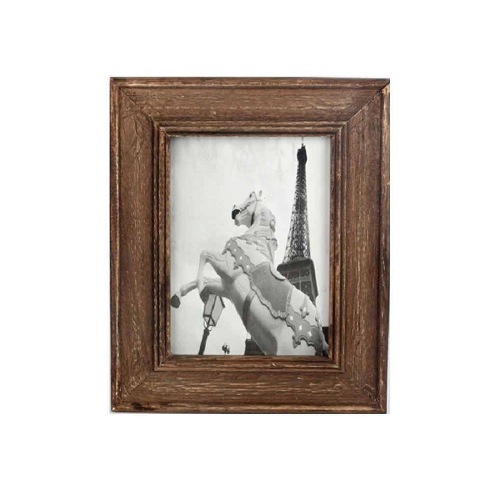 Western Style Wooden Photo Frame Studio 6/7 inch Photo Frame Home Decor