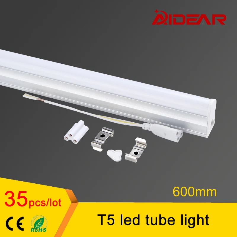 Promotion t5 light fixtures 600mm AC85 265V LED Fluorescent Tube LED T5