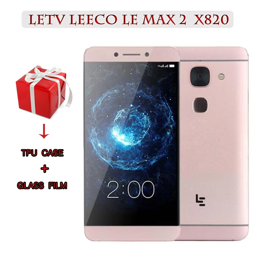 Оригинальный Letv leEco Le Max 2 X820 4G LTE мобильный телефон RAM 32G ROM Snapdragon820 четырехъядерный 5