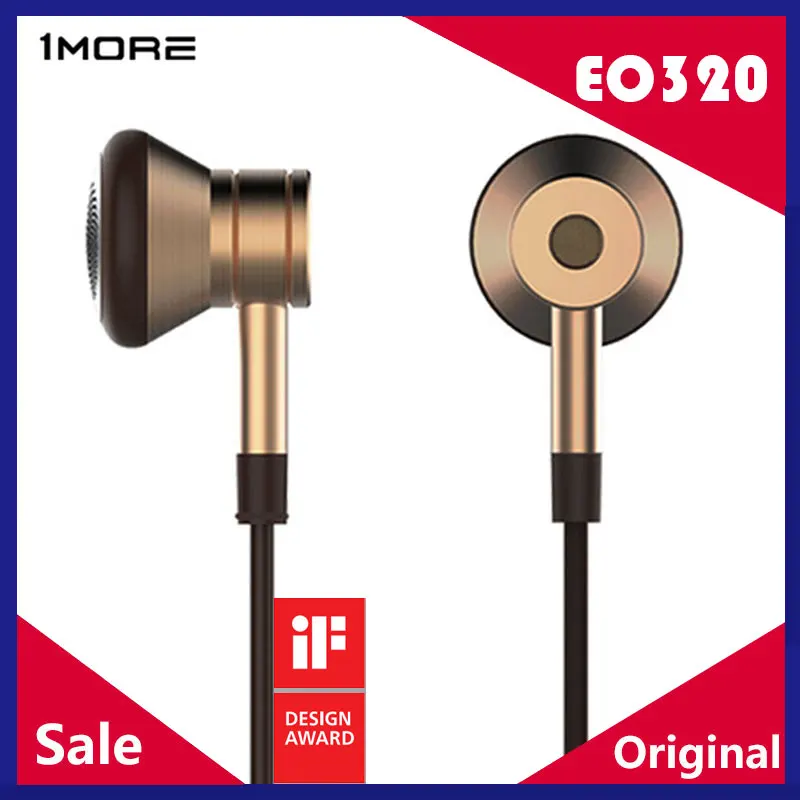 1MORE EO320 Earphone In Ear Wired for Phone with Mic In-Ear Bests Wired Earphones for Android & iOS Mobile Phones 1MORE