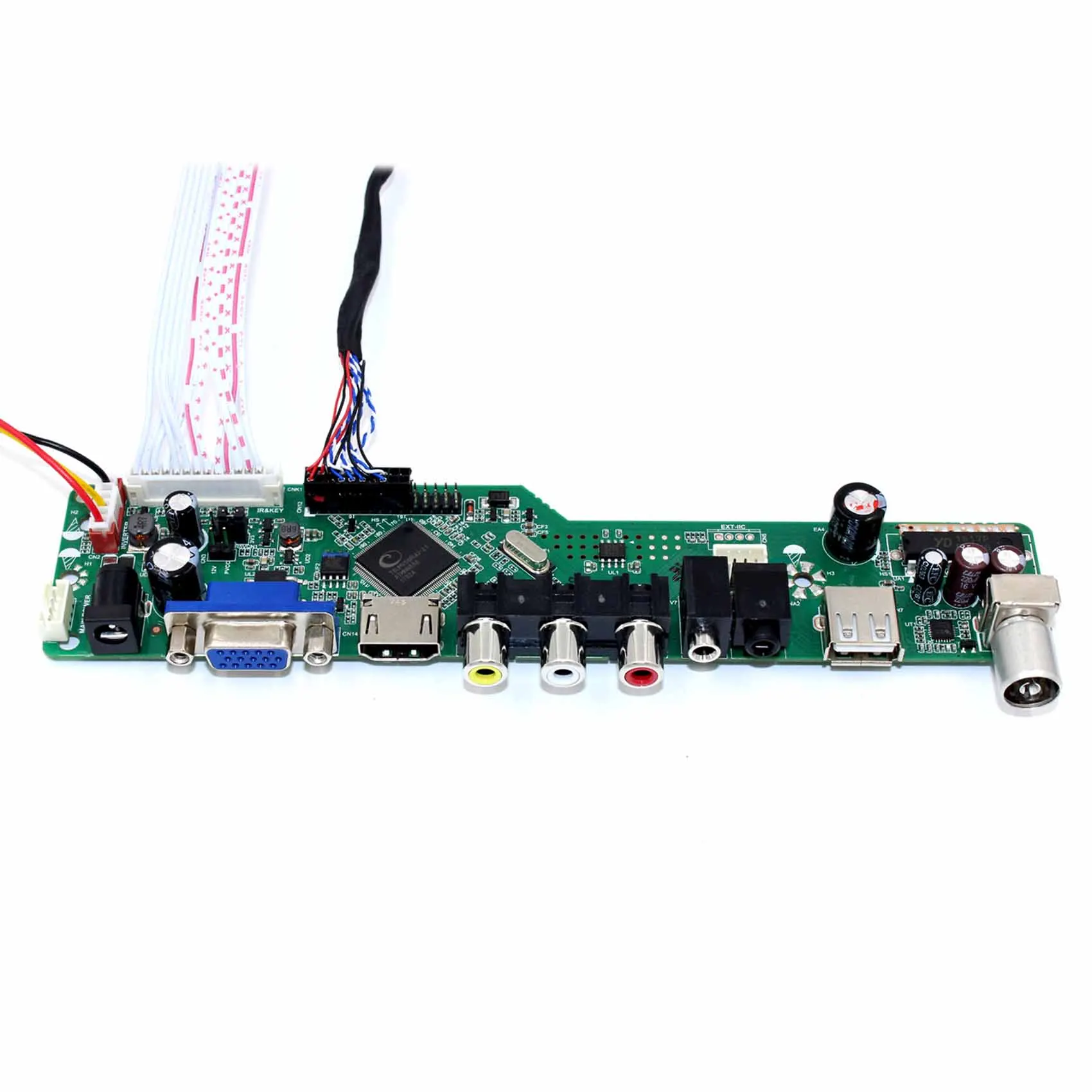  TV HDMI VGA AV USB AUDIO LCD Control Board For 1280x800 LP141WX3 B154EW02 LCD Panel