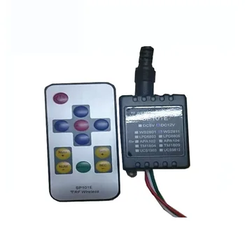 

1X SP101E LED RF wireless controller support WS2801,WS2811,LPD6803 LPD8806,APA102,APA104,TM1804,TM1809,UCS1903,UCS9812IC