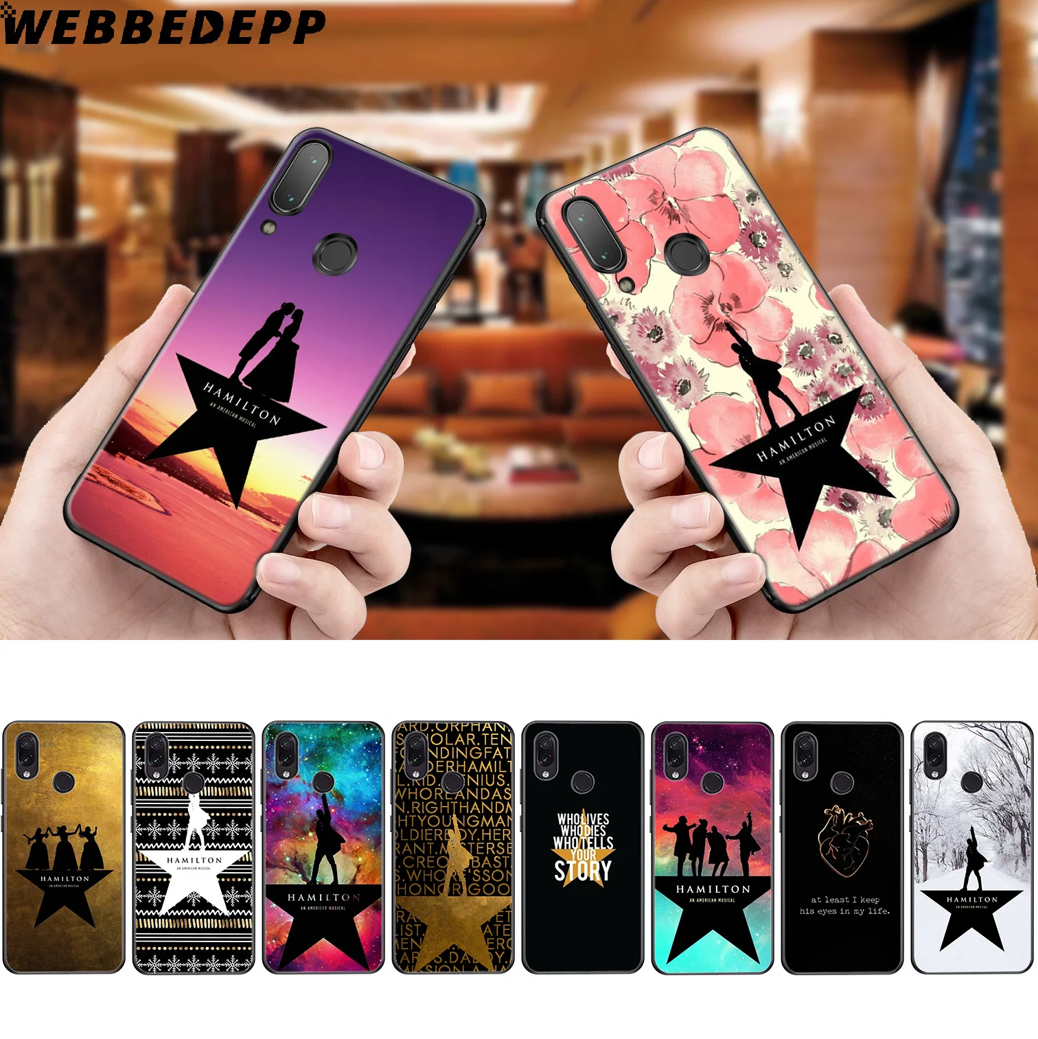 WEBBEDEPP Hamilton музыкальная лирика мягкий чехол для Xiaomi Redmi K20 7A 4A 4X 5 5A 6 6A S2 Note 8 4 7 Pro Plus