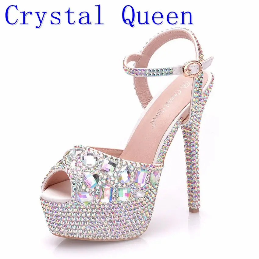 crystal queen wedding shoes