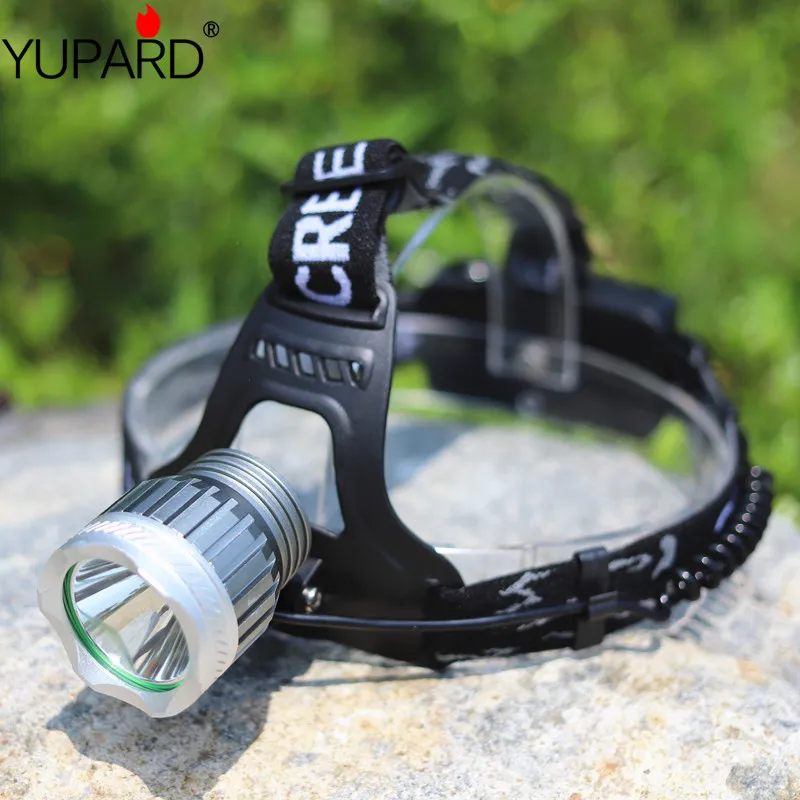 Yupard XM-L2 T6 Led Отдых на природе Рыбалка Открытый Охота Спорт перезаряжаемые фара + 2*18650 2200 мАч Батарея + зарядное устройство