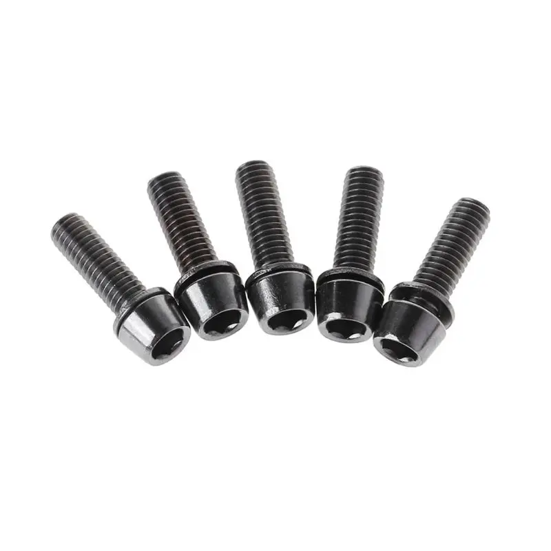 5 шт. винт велосипедный M5x20mm/M6x20mm с Spacer стволовых стояка Запчасти MTB дорожный велосипед