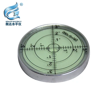 

Night Vision Bubble Level Vientiane Level Circular Level 60*10mm Aluminum Alloy Material