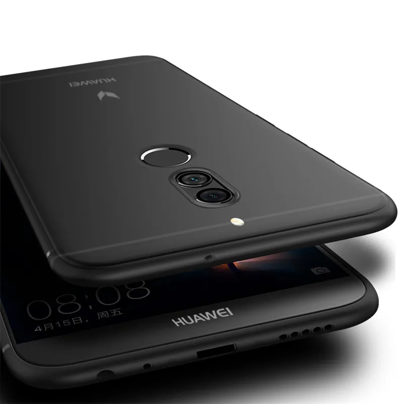 Чехол для Huawei P20 Lite матовый Силиконовый чехол из ТПУ Mate 10 P10 Nova 2 Plus Y7 Prime P Smart Honor 9 8