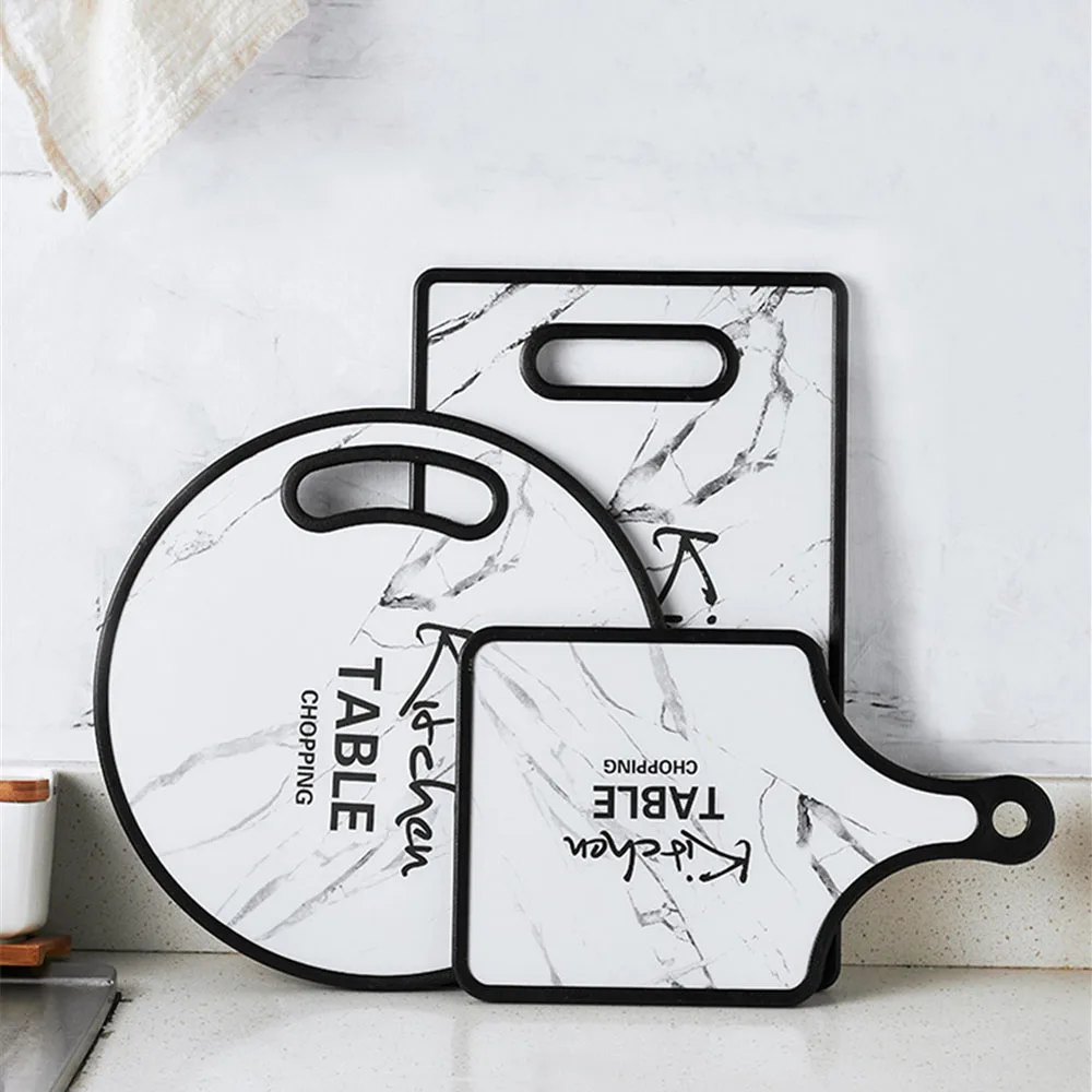 

Double-sided Thickened Baking Breadboard Home Fruit Vegetable Complementary Food Cutting Board Antibacterial 1pc Chopping Board